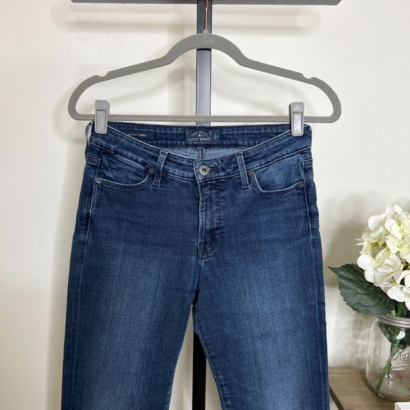 Lucky Brand Hayden Jeans - 4/27 A - Skinny - Mid-Rise - Dark Rinse - Ankle - Picture 3 of 12